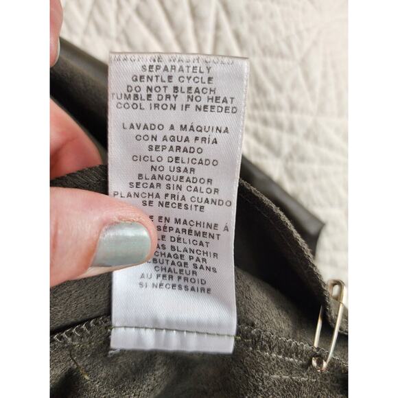 Kut From The Kloth Women's Tayanita Faux Vegan Suede Draped 90s Jacket - Picture 6 of 6